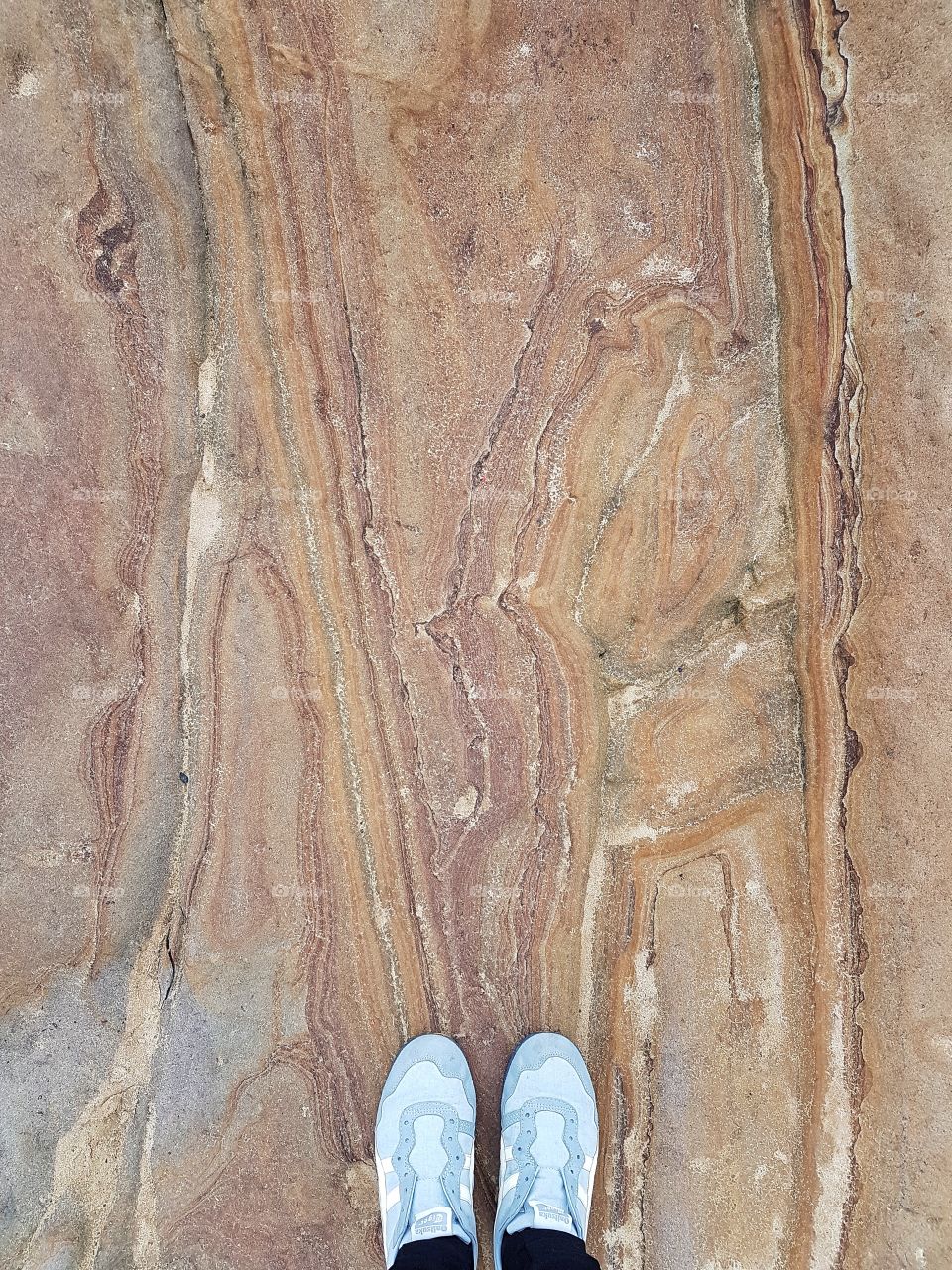 selfeet at yehliu geopark, taiwan