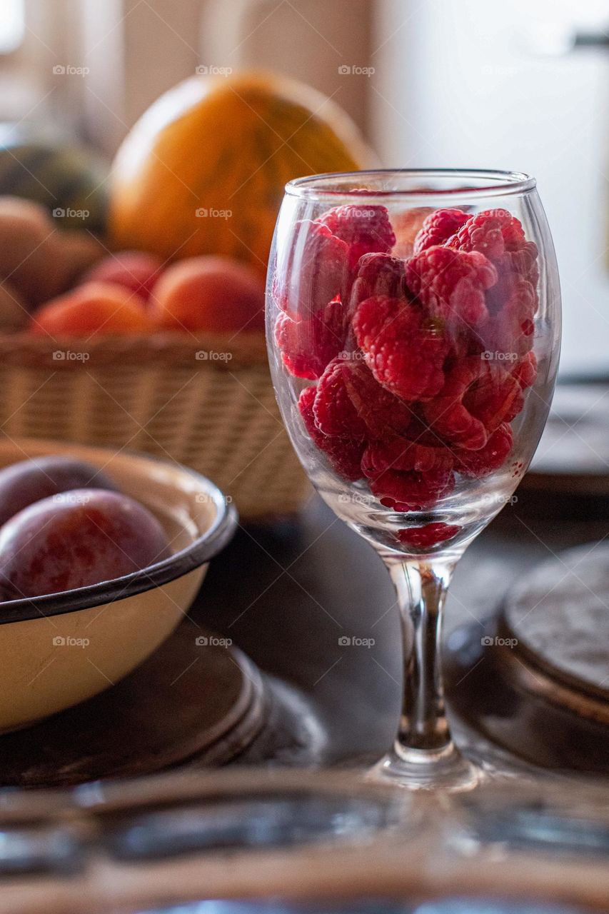 Fresh fruit - Raspberries