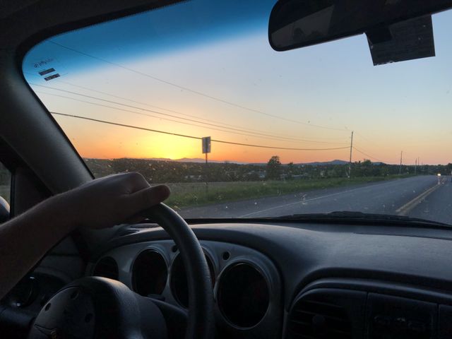 Route 7, VT sunset