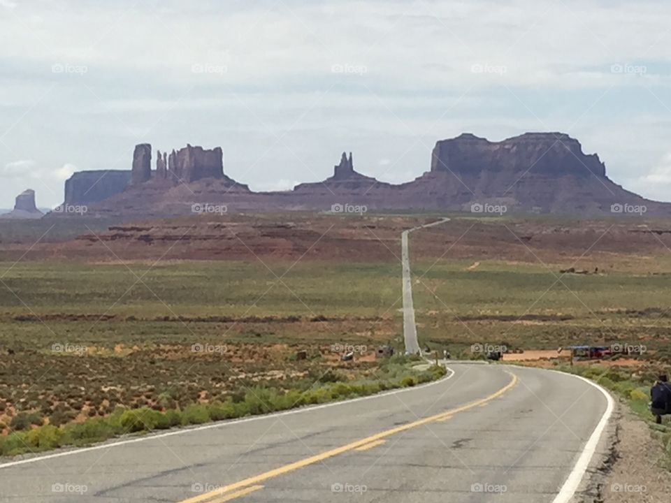 Monument valley Skyline . Monument valley Skyline 