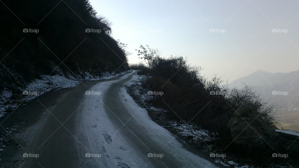 Snow, Landscape, Winter, Fog, No Person