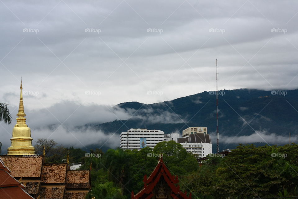 fog in chaing mai