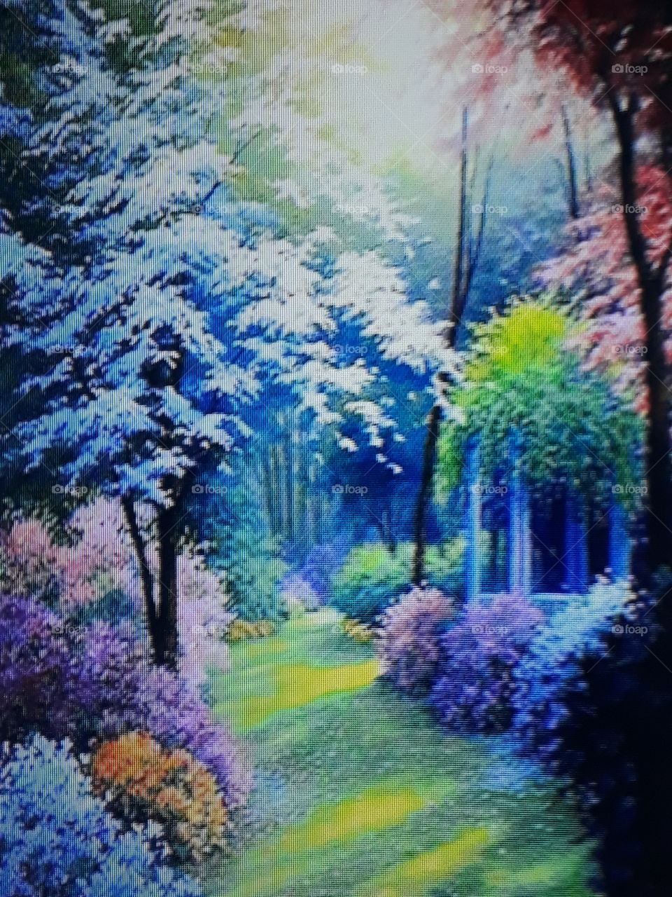 paisagem  linda no inverno