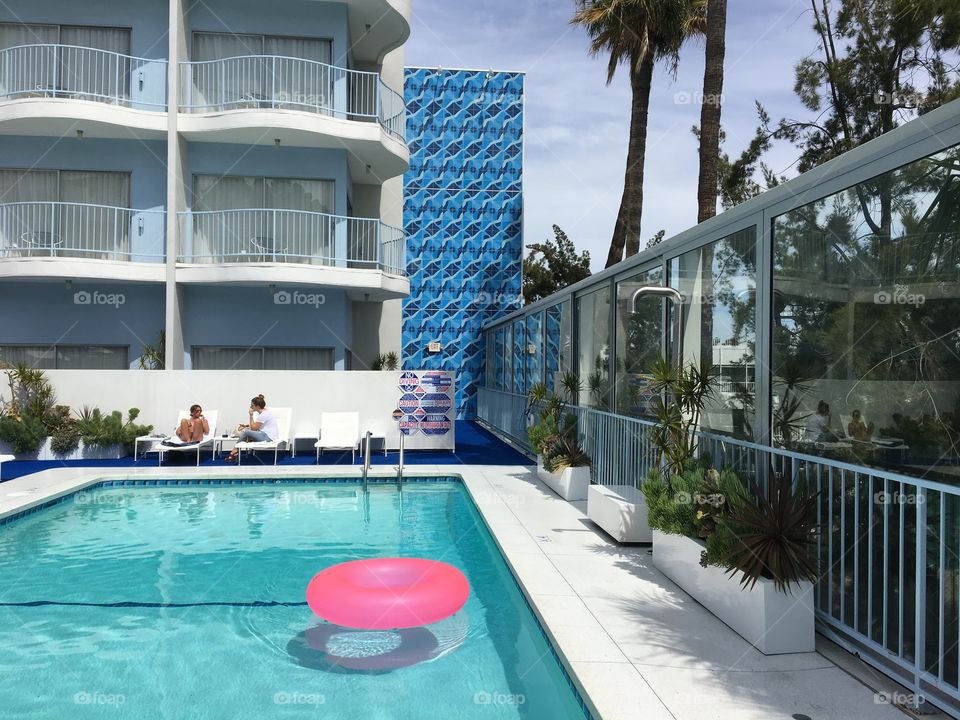 Pool and a Pink toy