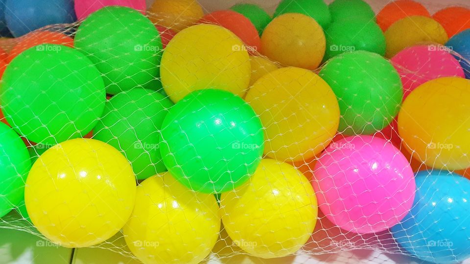 colourful small balls