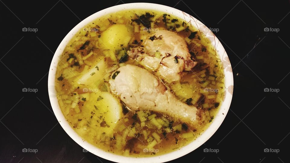 CHICKEN SOUP.