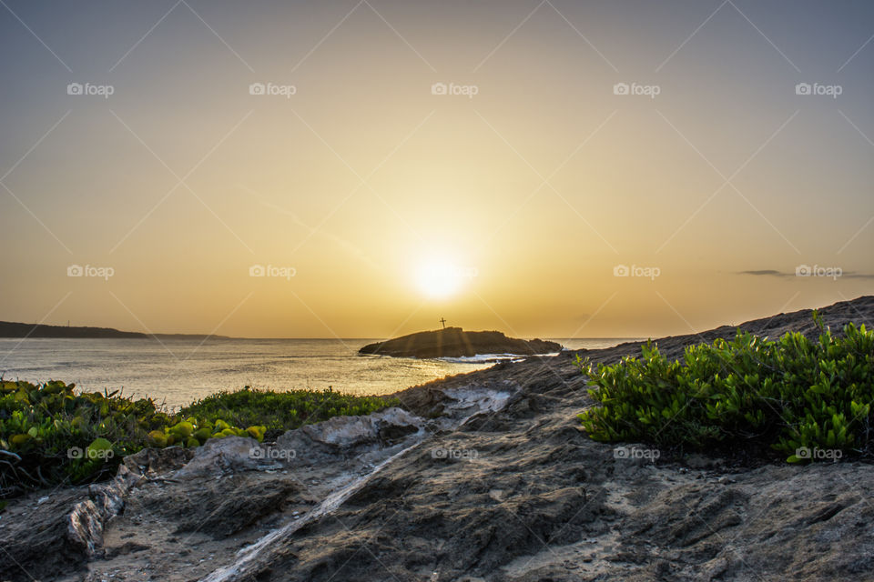 sunset peñón amador  cross