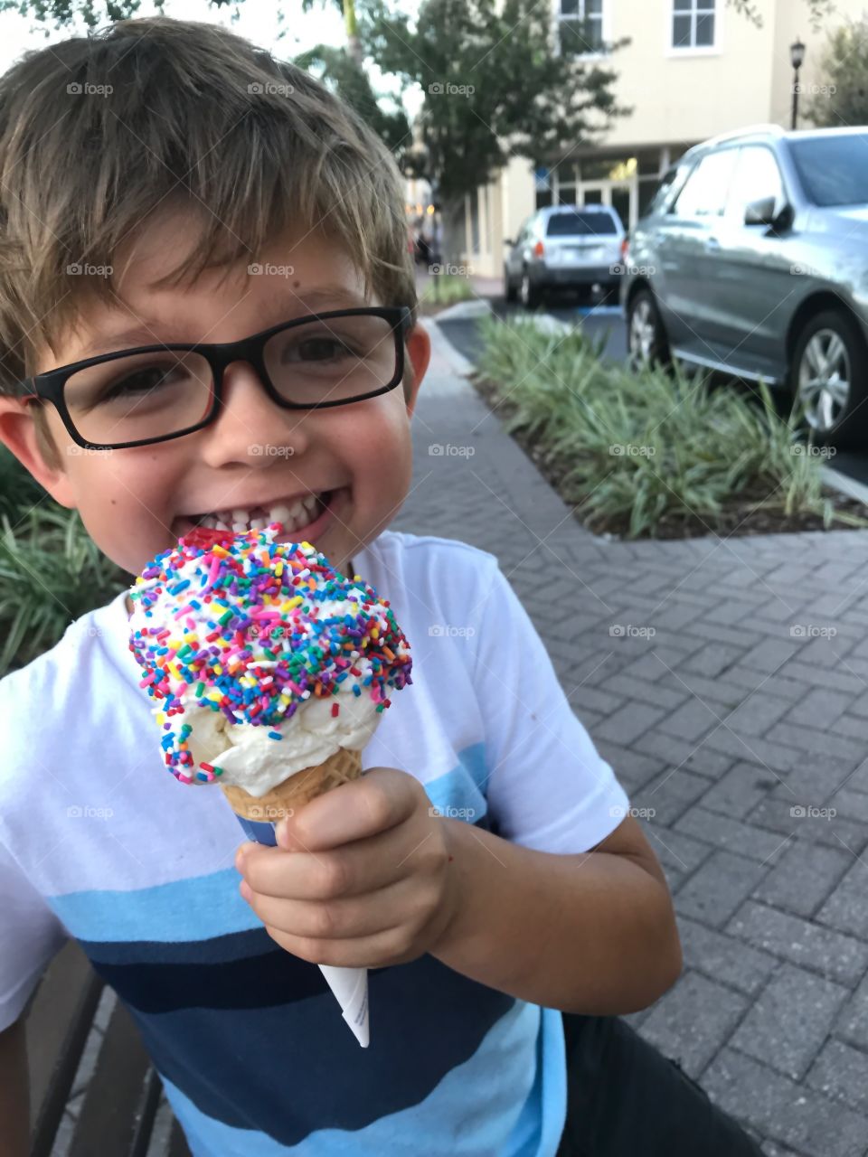 Happiness is ice cream 