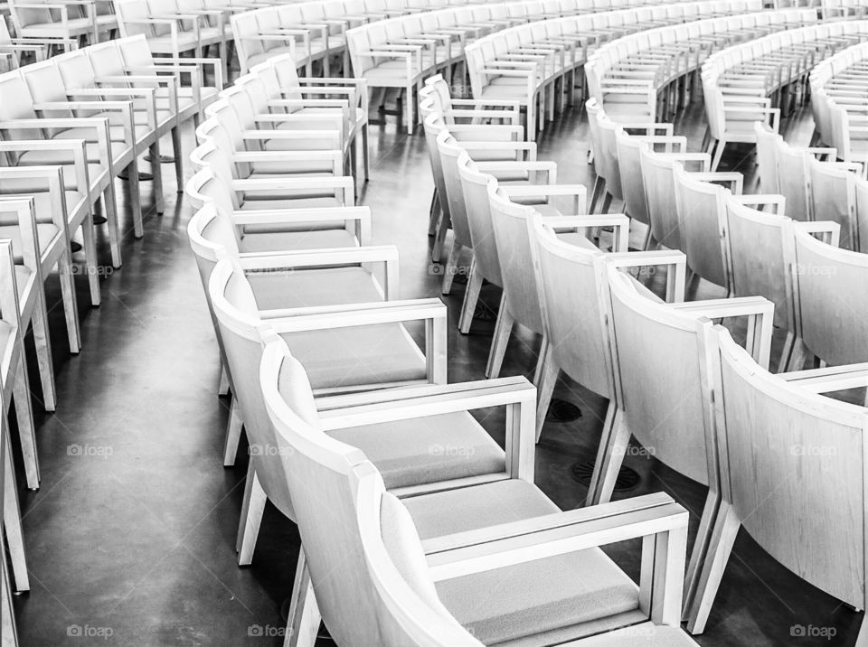 Chairs in the church ⛪ 