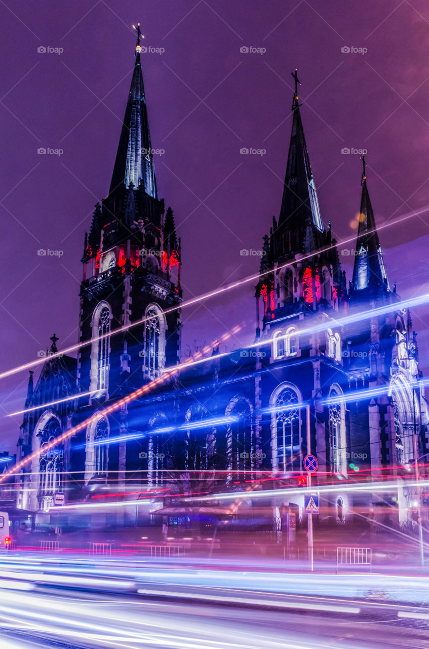 St. Olga and Elizabeth cathedral in Lviv city