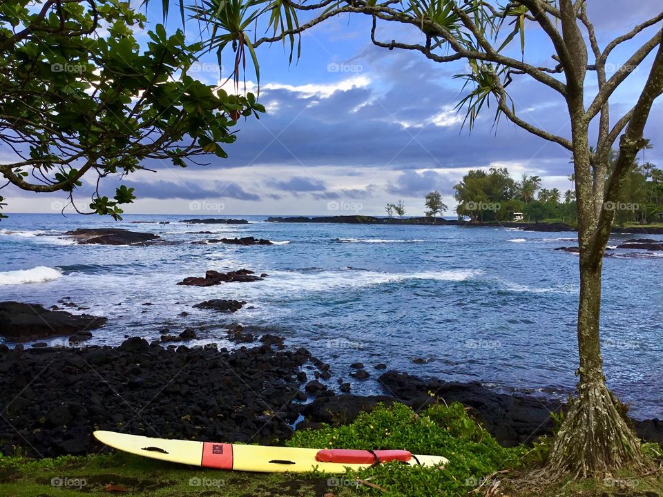 Rescue ready at a Hilo beach park