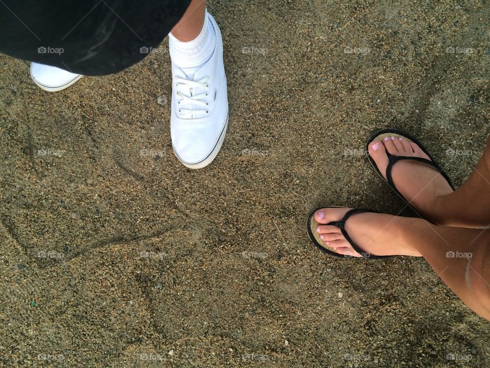 Sand, Beach, Foot, Barefoot, Seashore