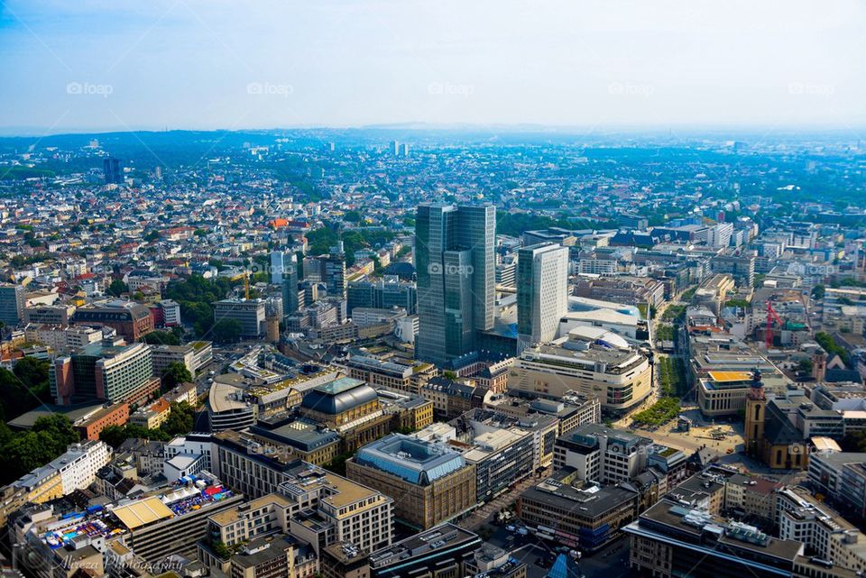 Frankfurt from the top
