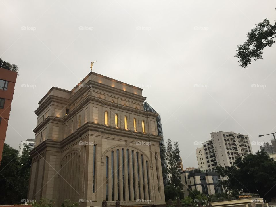 The Church of Jesus Christ of Latter-Day Saints, Hong Kong Temple. Hong Kong, China.