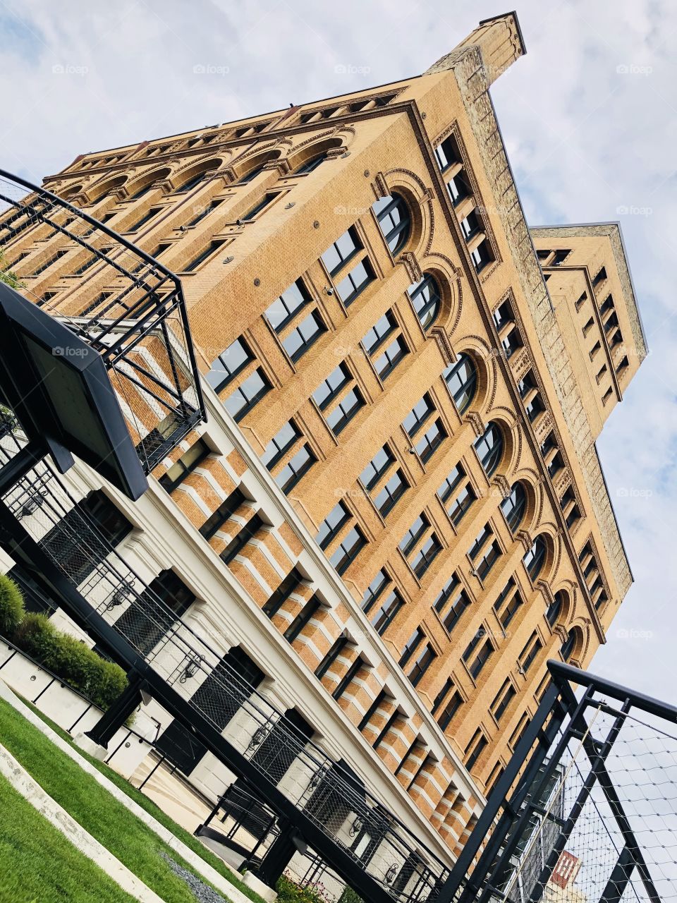 Classic architecture of a building located downtown in sunny Milwaukee, Wisconsin. Photo can be used for digital or print. Photos taken with iPhone 8.