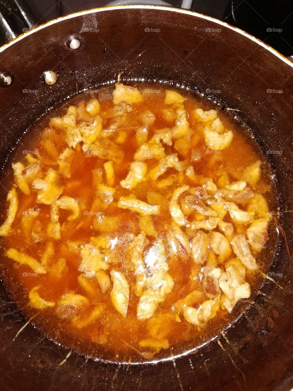 Жареное мясо