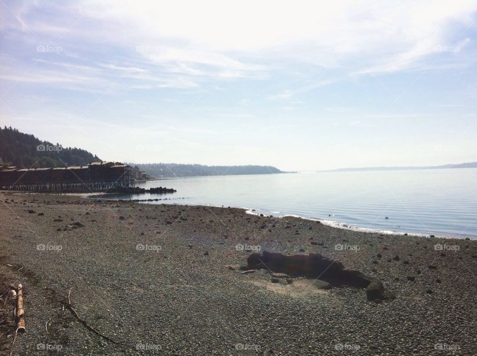 Alki Beach in West Seattle