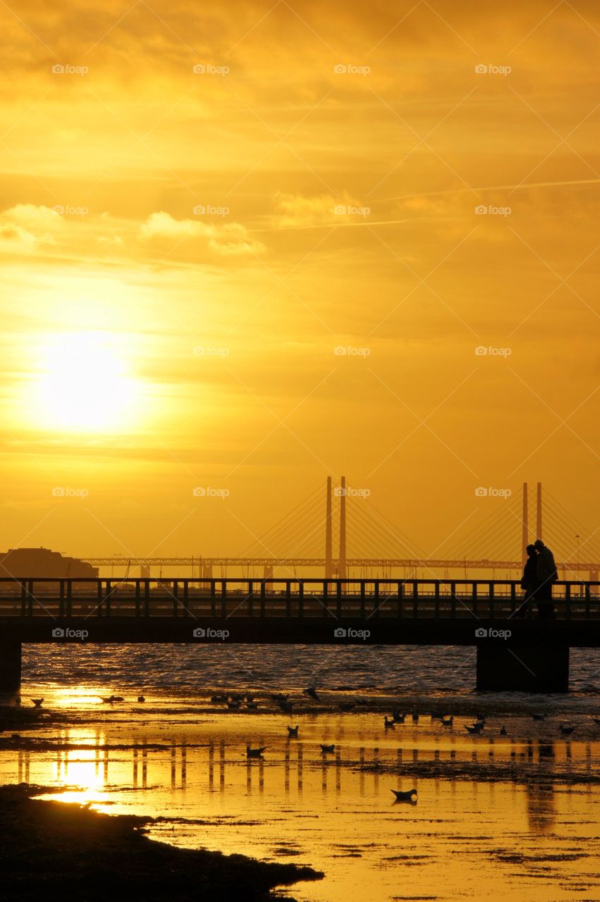 Jogging on the jetty