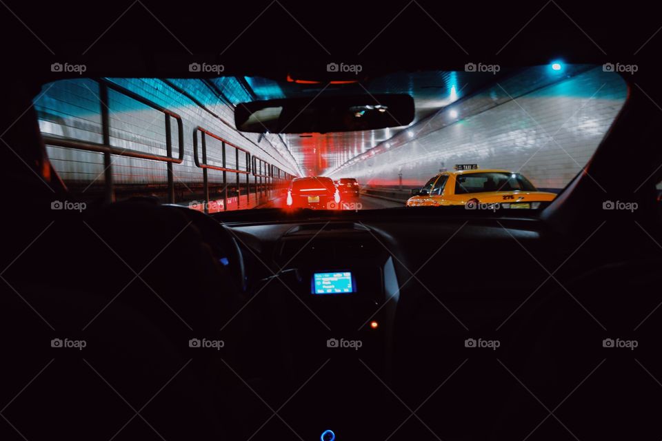 Transportation System, Car, Vehicle, Blur, Light