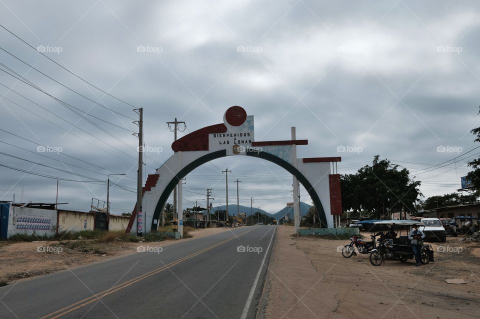 Entrance to the city, portal