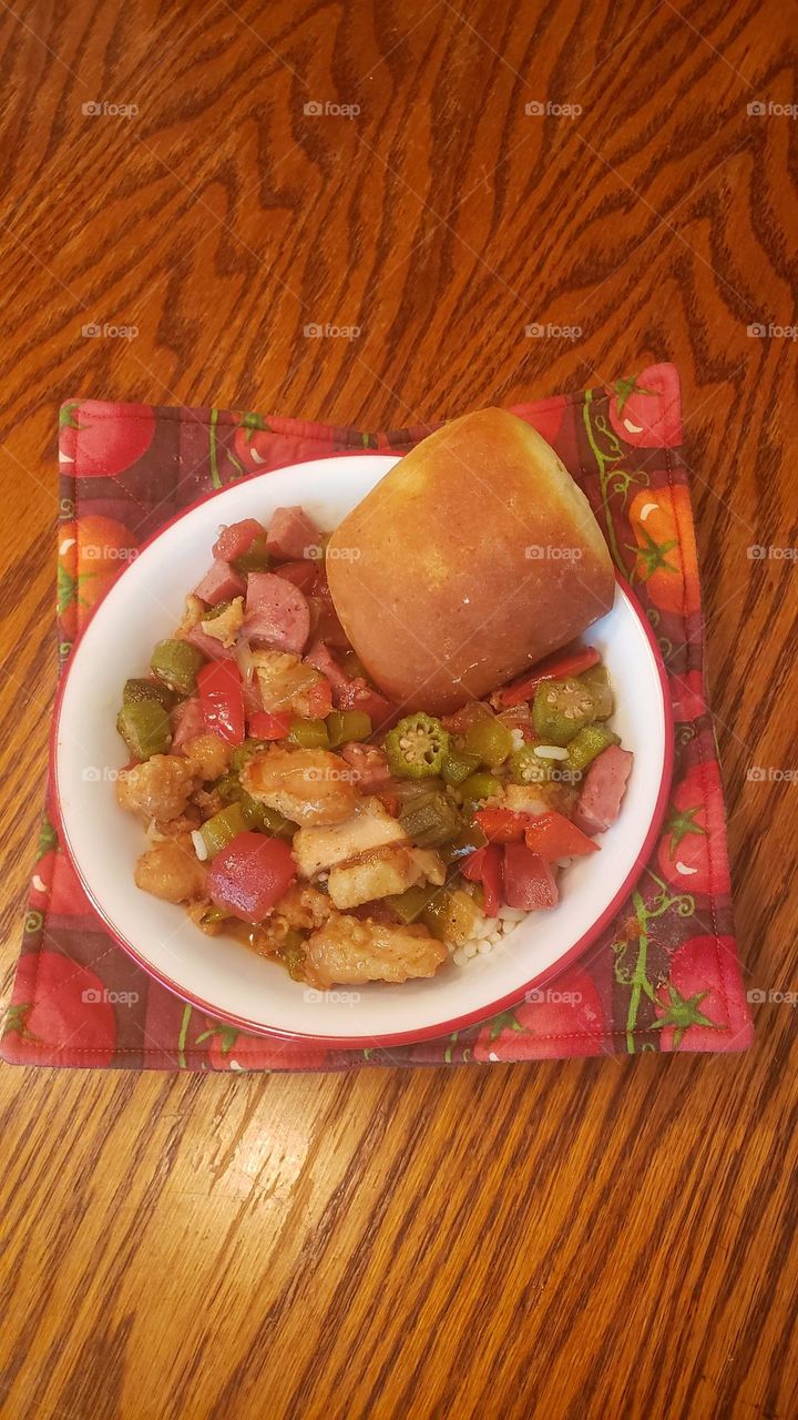 Chicken Sausage Gumbo