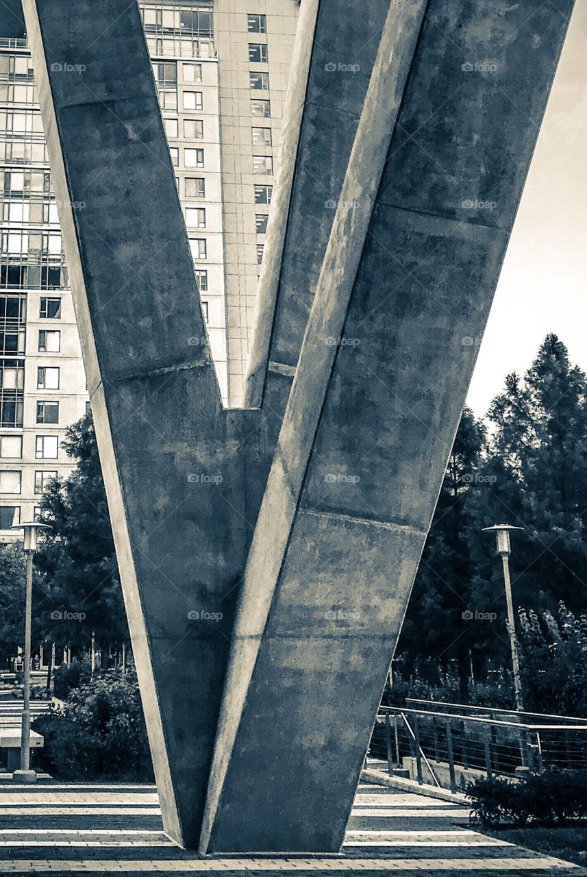 Architecture concrete building 