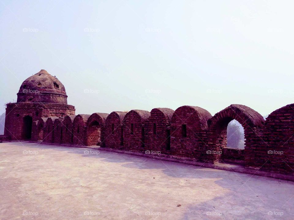 View of fort in india