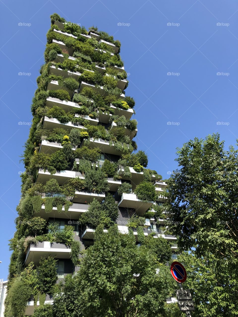 Eco building by Boeri Studio the Bosco Verticale in Milan aka Vertical Wood.