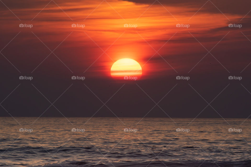 Sunset on the west coast