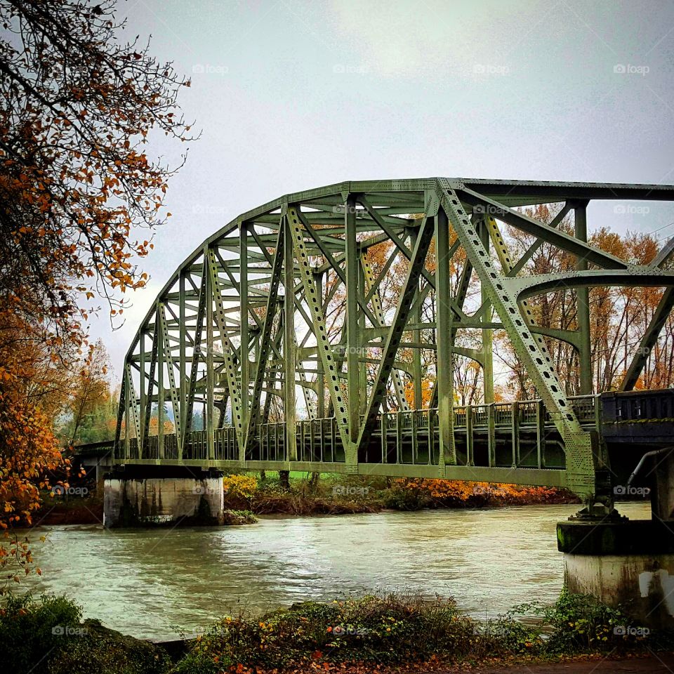 Bridge, River, Water, No Person, Architecture