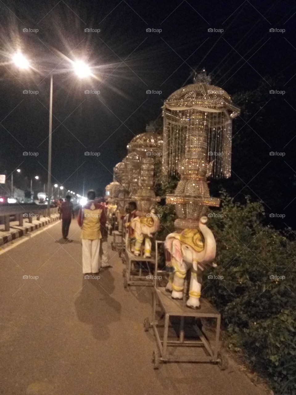 A beautiful seen of a marriage function in India.