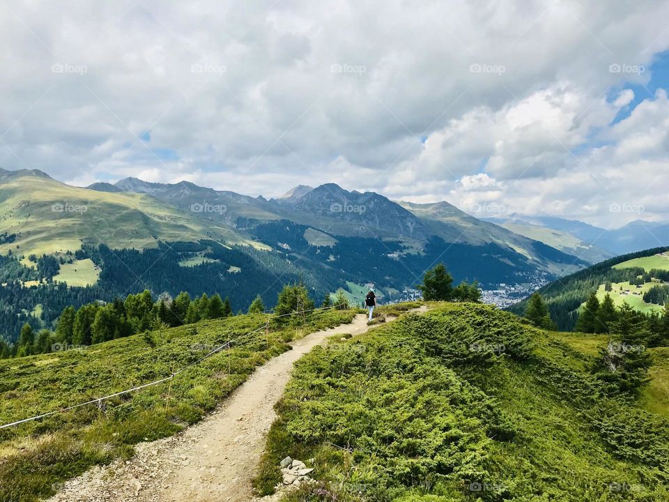 Landscape mountains switzerland