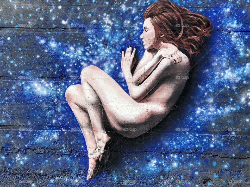 Woman in the stars