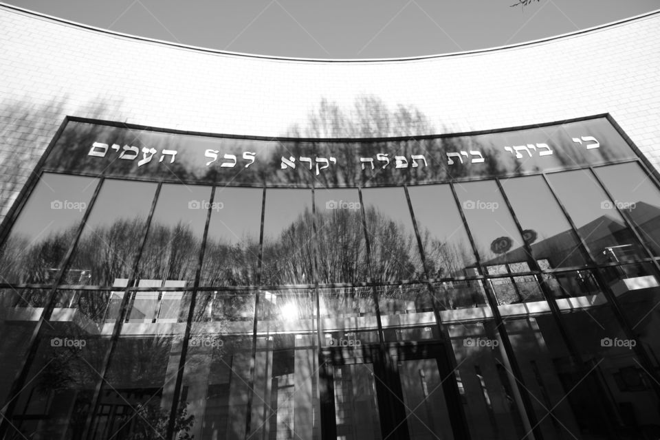 Synagoge in Aachen. Synagogenplatz.