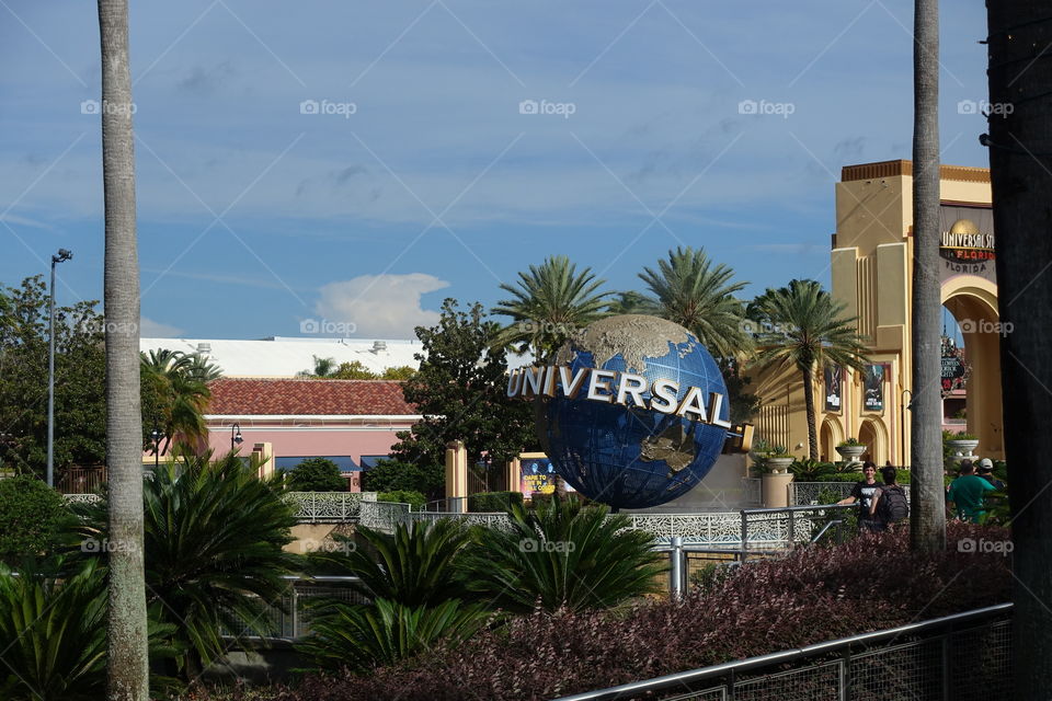 Universal Florida world globe 