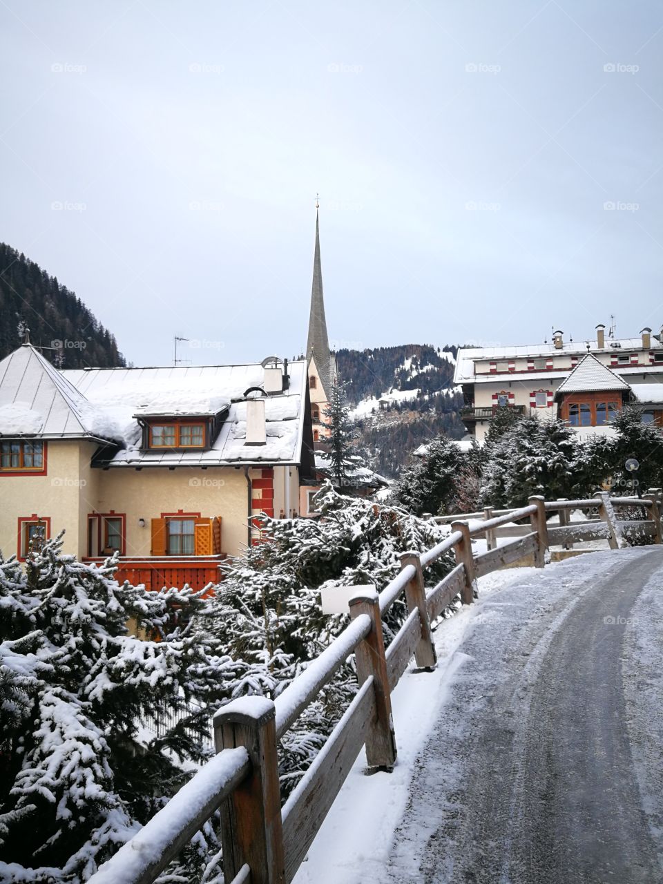 Little mountain town