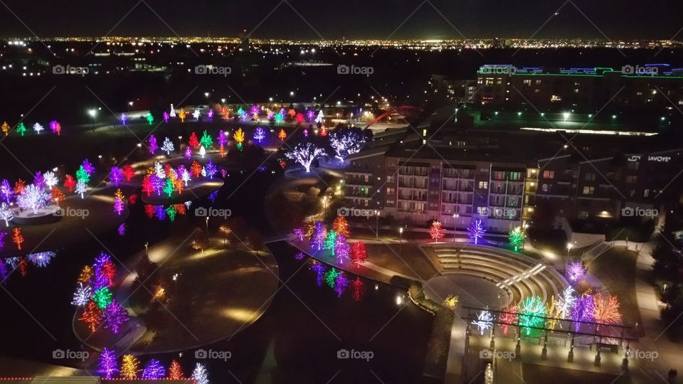  Vitruvian Christmas Trees and Lights in Addison Texas 