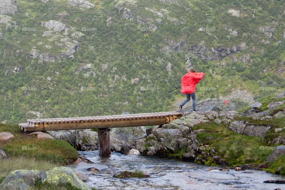 Running from the rain 