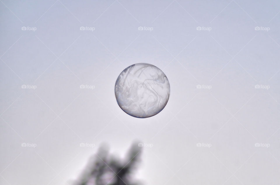 bubble before exploding