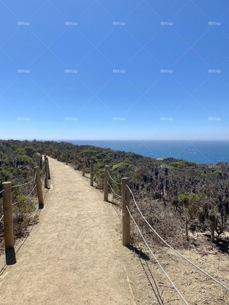 Pathway in Malibu, California 
