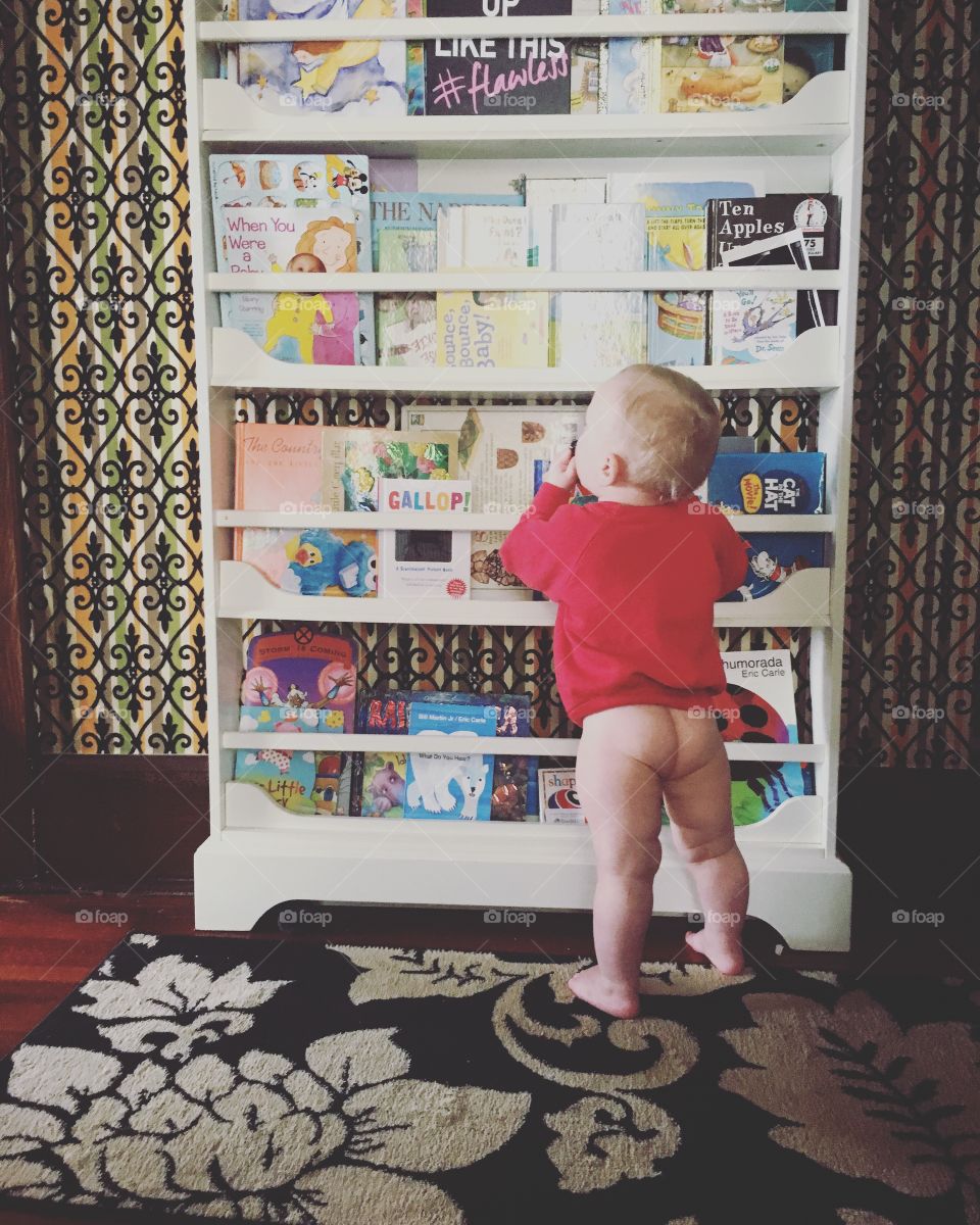 Books and baby butts 