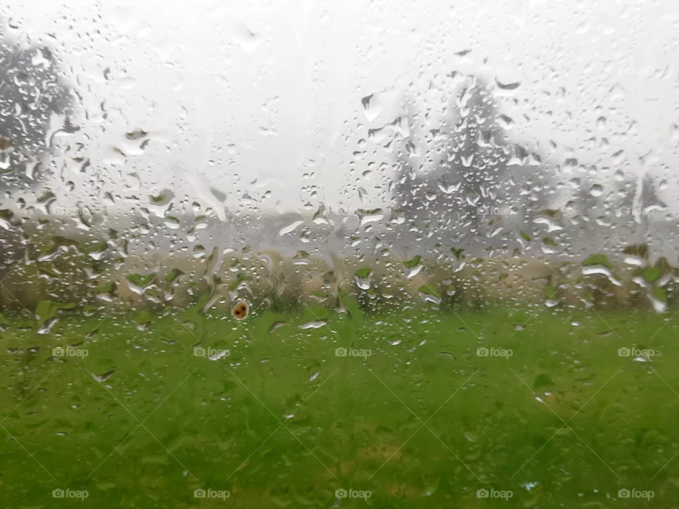 Raining