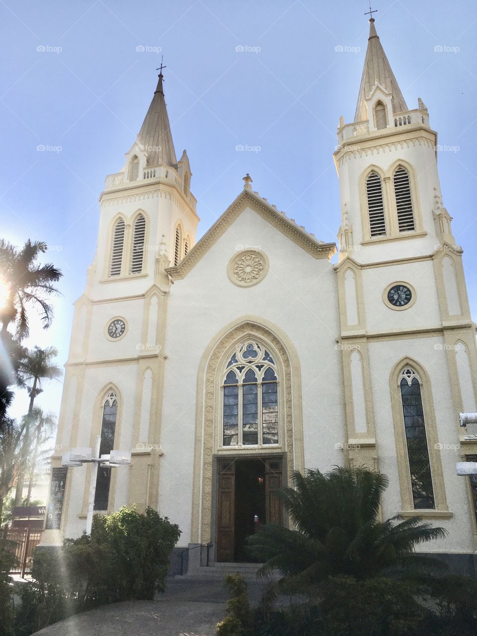 🇺🇸 Facade of the Cathedral Nossa Senhora do Desterro, in Jundiaí (Brazil). A beautiful church of the Catholic faith! / 🇧🇷 Fachada da Catedral Nossa Senhora do Desterro, em Jundiaí (Brasil). Uma igreja linda da fé católica!