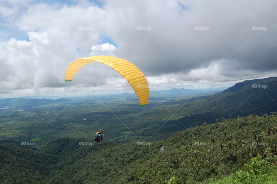 Paragliding in Brazil 