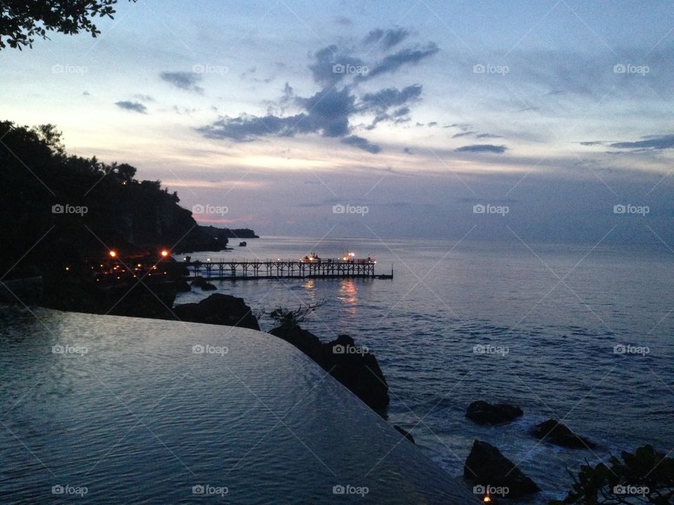 Sunset in Ayana Resort, Bali