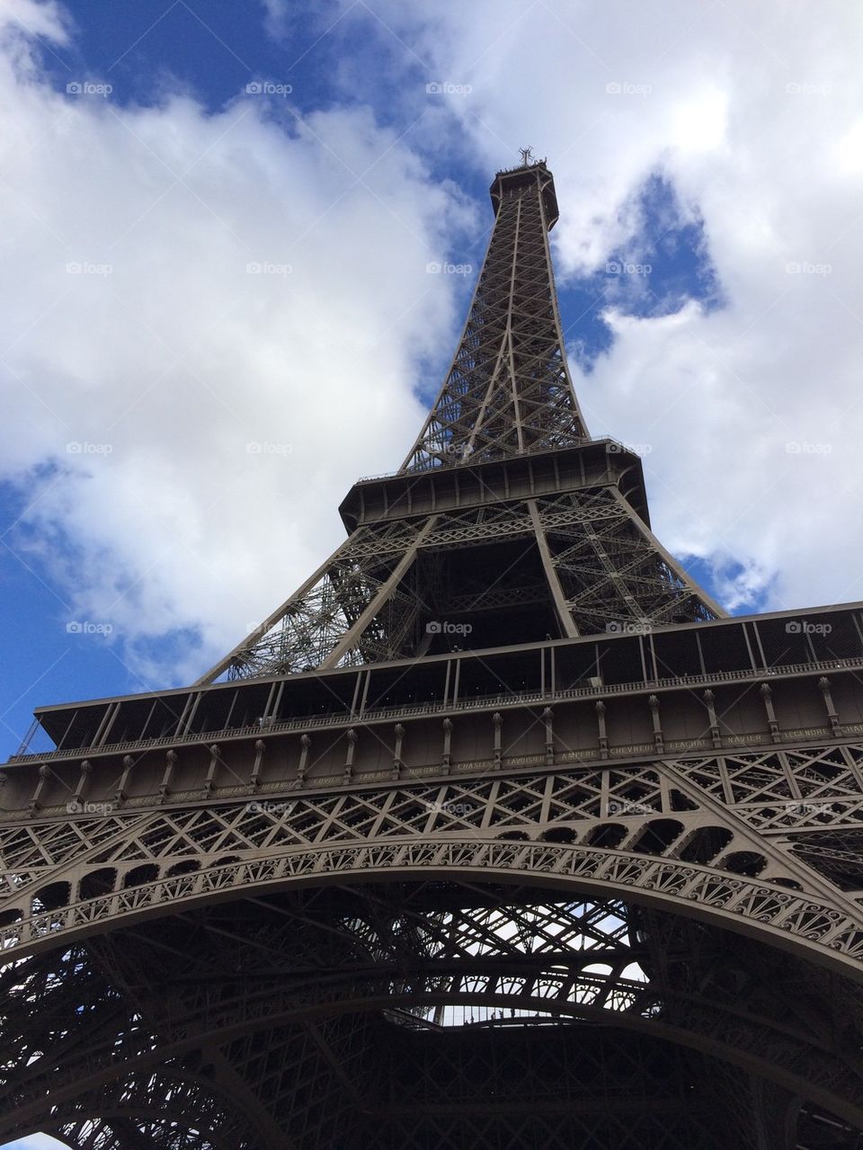 Eiffel Tower closeup