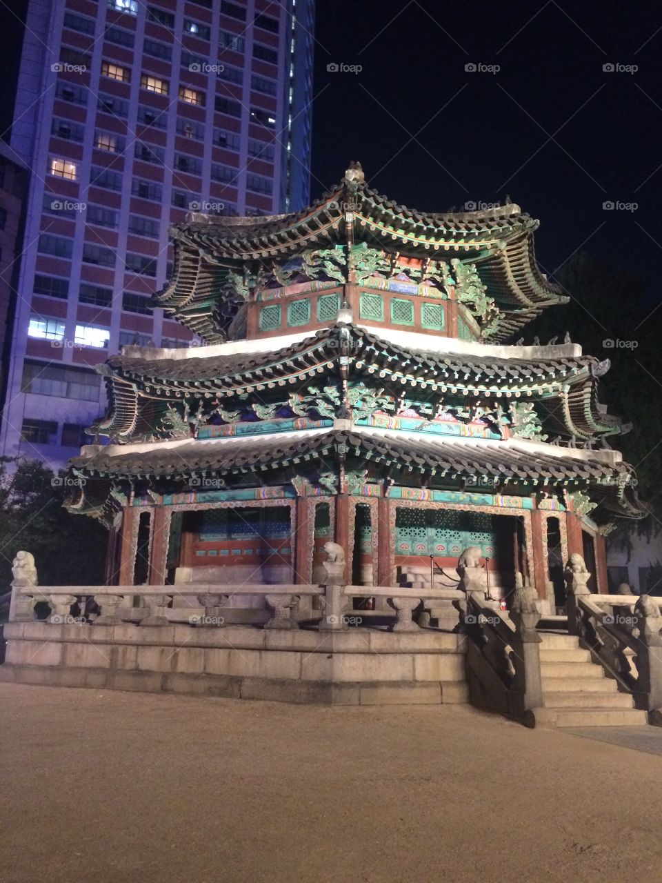 tranditional building in Korea