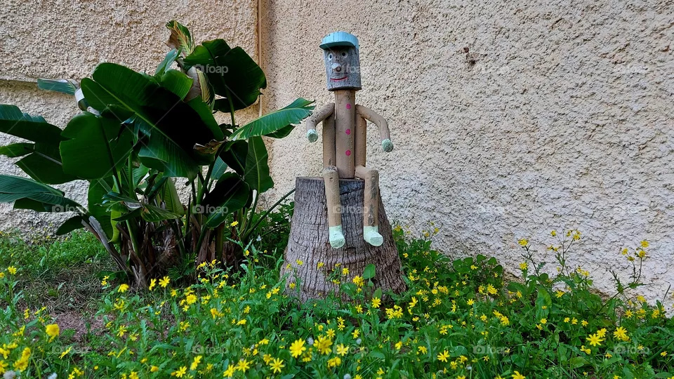 wooden sculpture