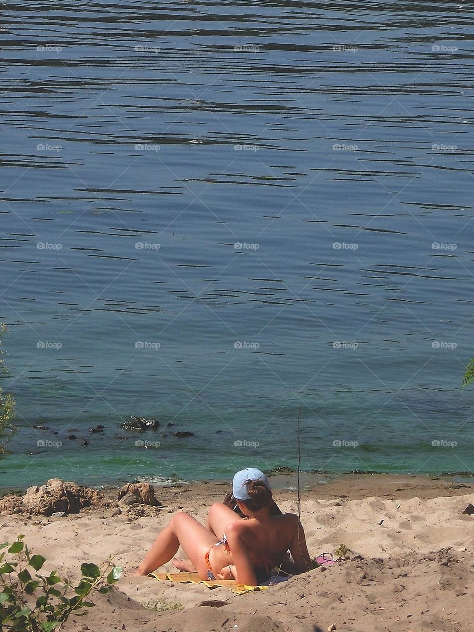 girl on the beach