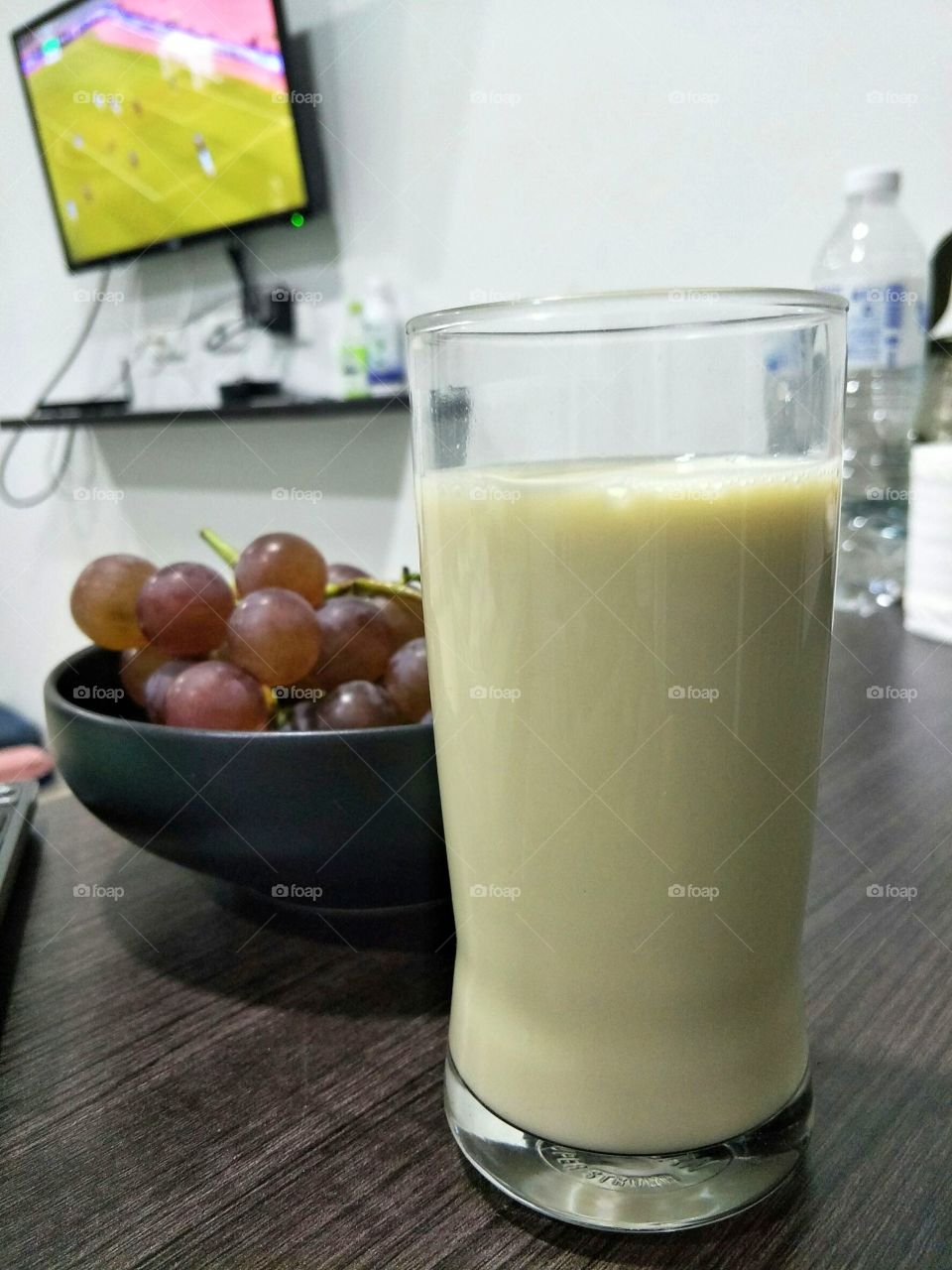 Milk , Grapes ,fruit